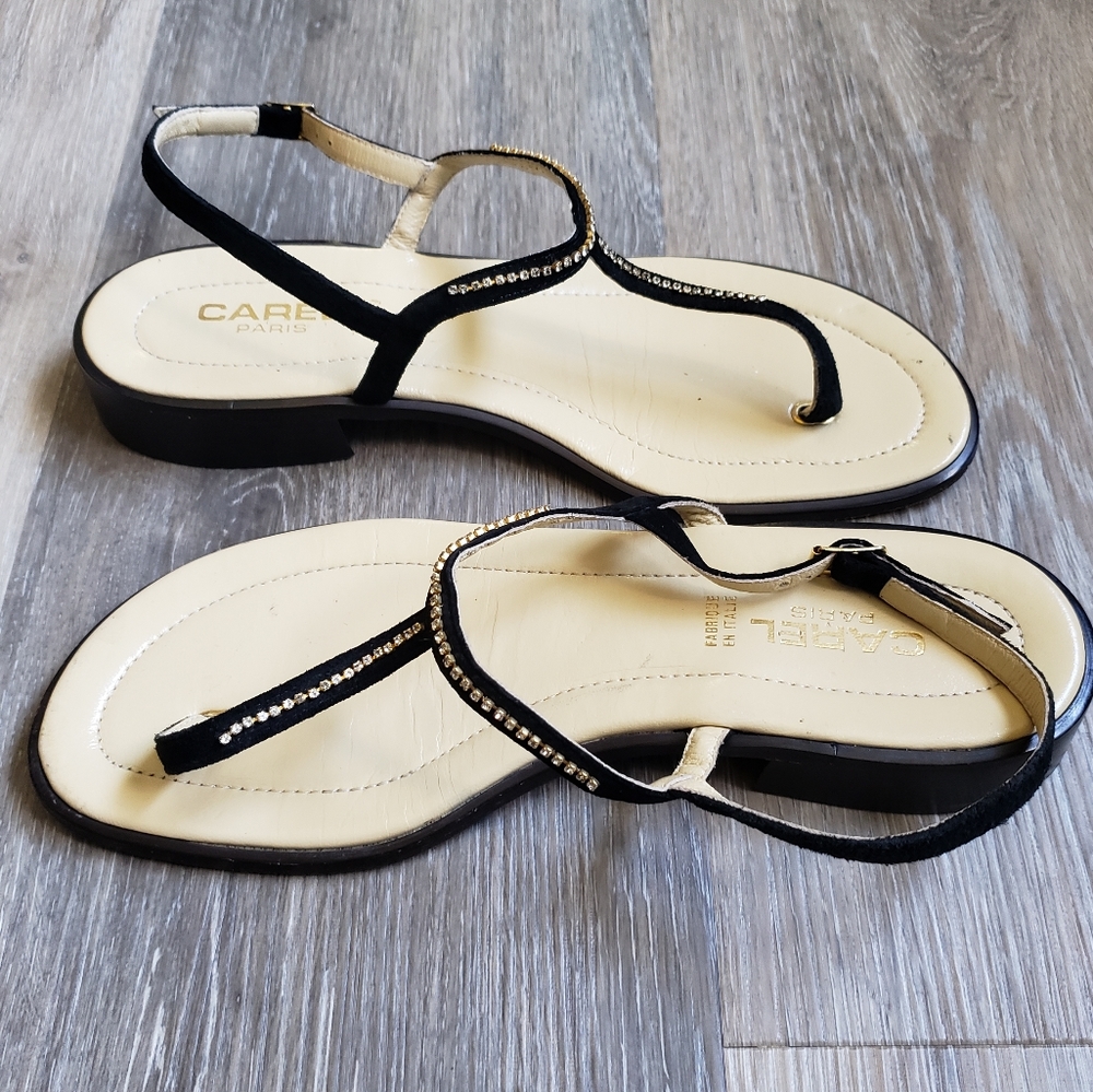 CAREL PARIS SLINGBACK SANDALS - Picture 4 of 15